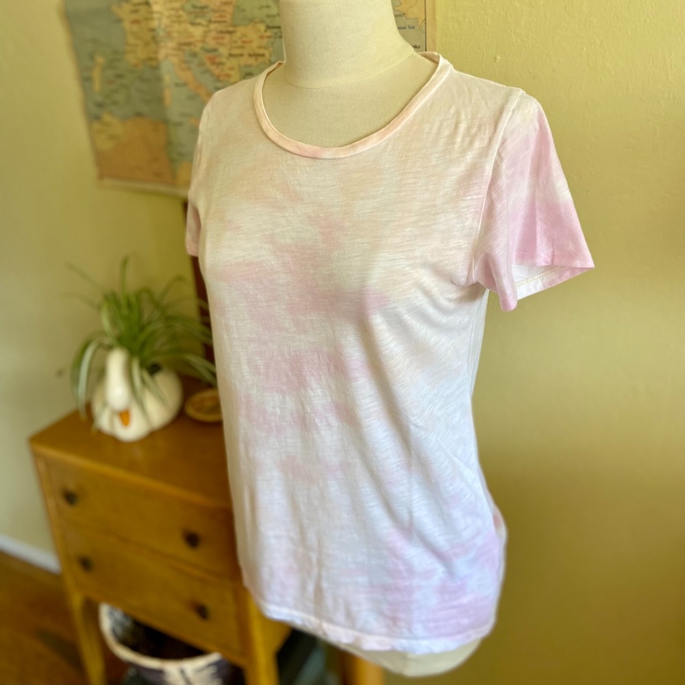 J. Crew Vintage Cotton Crewneck Tie Dye